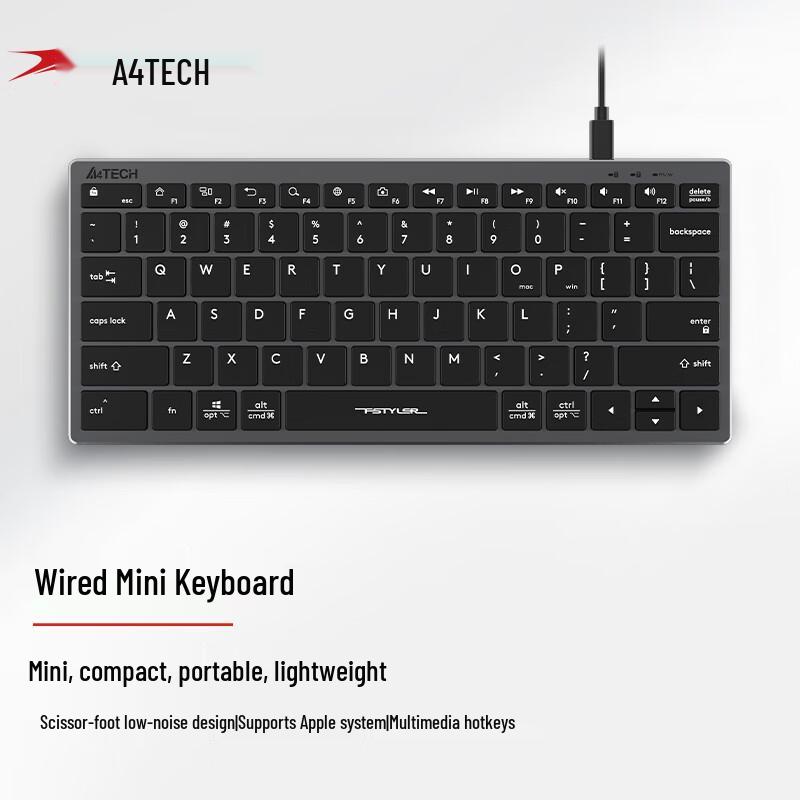 A4TECH FX51 Wired Portable Mini Keyboard