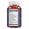 Biotin gummies, containing a mixture of vitamin B6, zinc, and iodine, 100 gummies, suitable for adults.