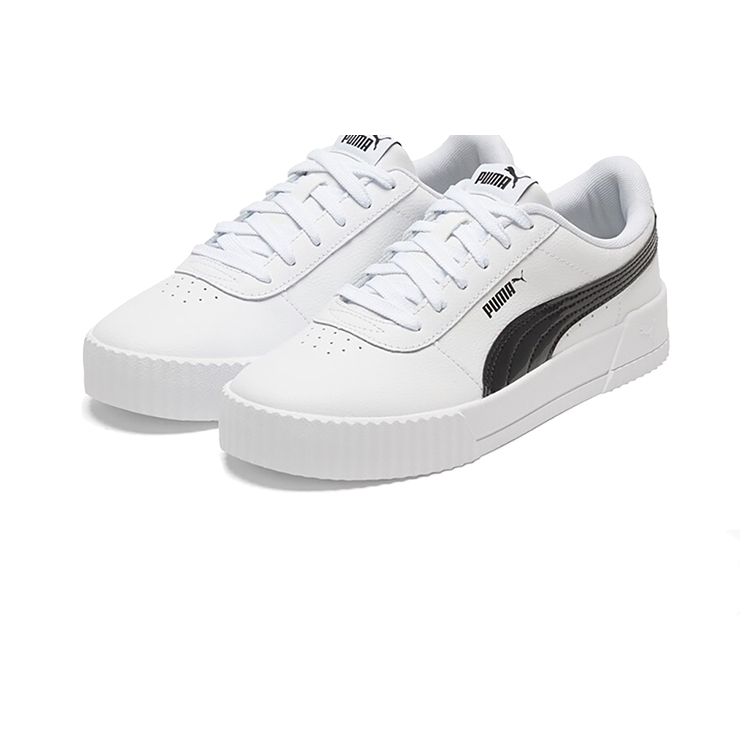 Puma Женские бело-черные кроссовки Carina Pfs 371212-02