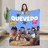 Super Soft Blanket Decorative Rapper Quevedo Music Throw Blanket  Flannel Bedspread For Bedroom Funny Sofa Bed Cover