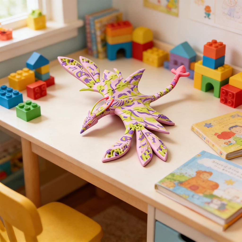 Банши 3D-печатная игрушка, фигурка с подвижными суставами, украшение в виде летающего дракона