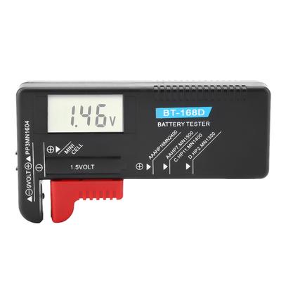 Универсальный цифровой ЖК-дисплей AAAAACD9V1.5V тестер напряжения таблеточных батареек BT?168D