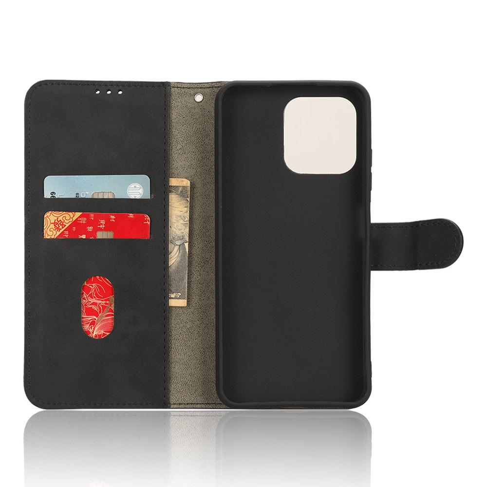 Кожаный чехол-книжка Oukitel Note16 Pro - Защитная обложка в европейском и американском стиле