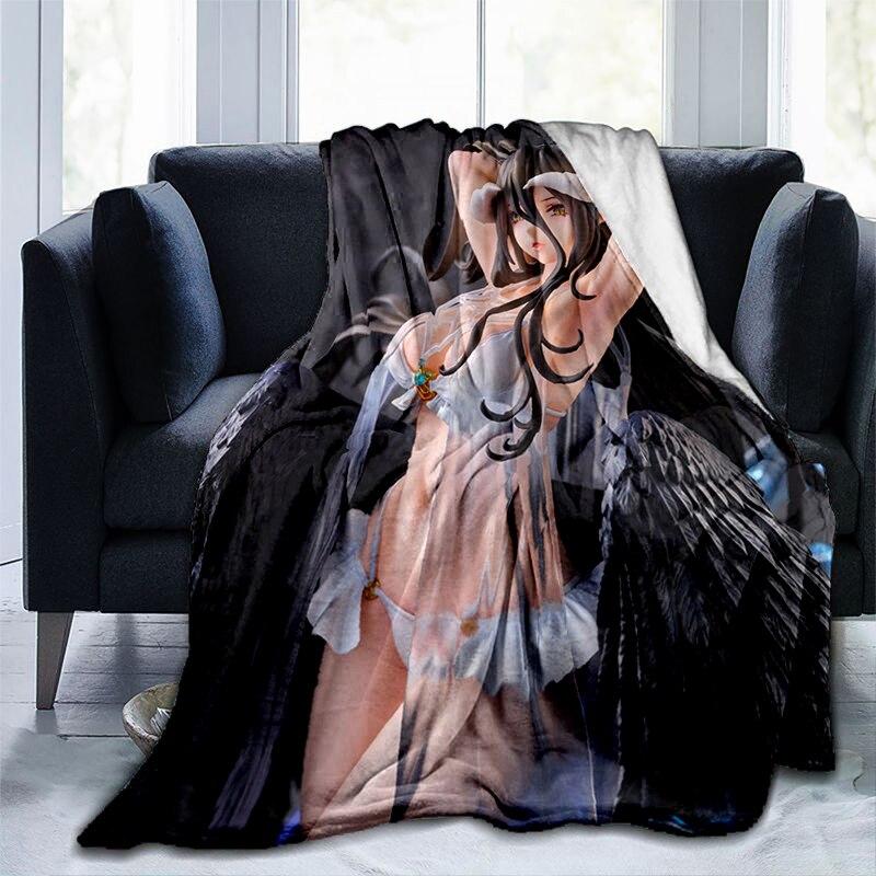 Hot Body Anime Sexy Girl Modern Blanket Flannel Soft Plush Sofa Bed Throwing Cartoon Blankets for Beds Gifts Dropshipping