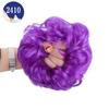 Hair Bun Hairpiece Dark Brown Messy Bun Hair Extension Women Wavy Curly Updo Scrunchie Elastic
