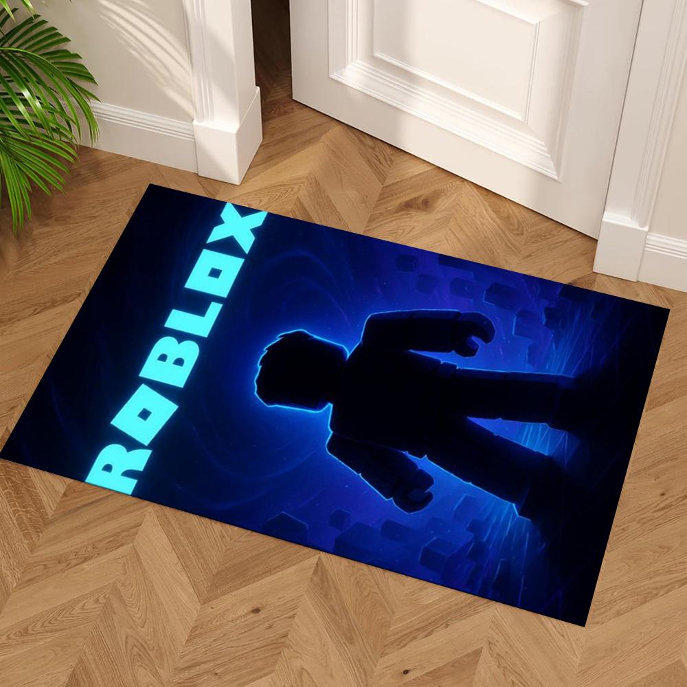 Roblox Area Rug Perfect for Game Room Dormitory Playrooms Kitchen Antislip Carpet Decorate Offices Perfect Gift for Valentine's Wedding Birthday