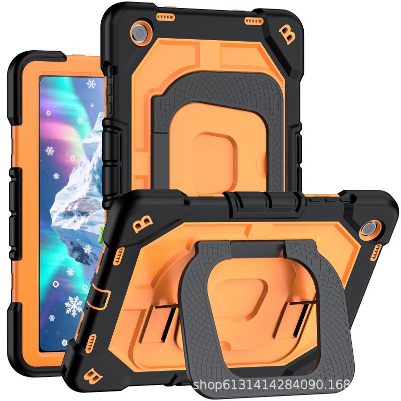 11 Inch Tablet Case With Kickstand Shockproof PC Silicone Cover Adjustable Back Strap IPad Android Tablets