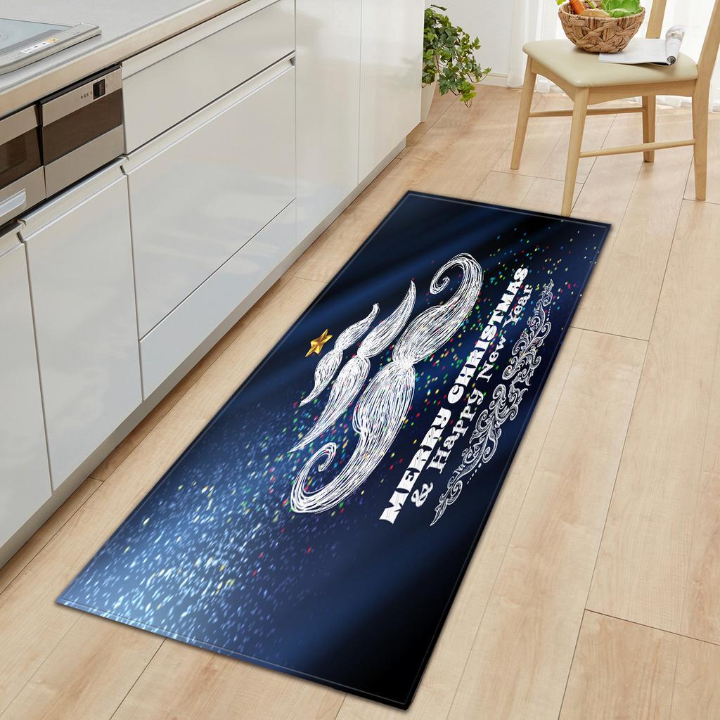 Рождественский кухонный песочный ковер придверный коврик длинный напольный коврик