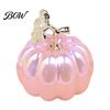 Halloween Gift Idea Acrylic Simulation Pumpkin Decor, Fake Lightweight Centerpiece Ornament for Table Car, Spooky Party Compact Decoration
