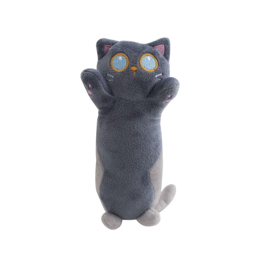 Мягкая длинная кукла-кошка, брелок, милый мультяшный кот, плюшевый кот, брелок, плюшевая кукла, плюшевая подвеска, детские игрушки