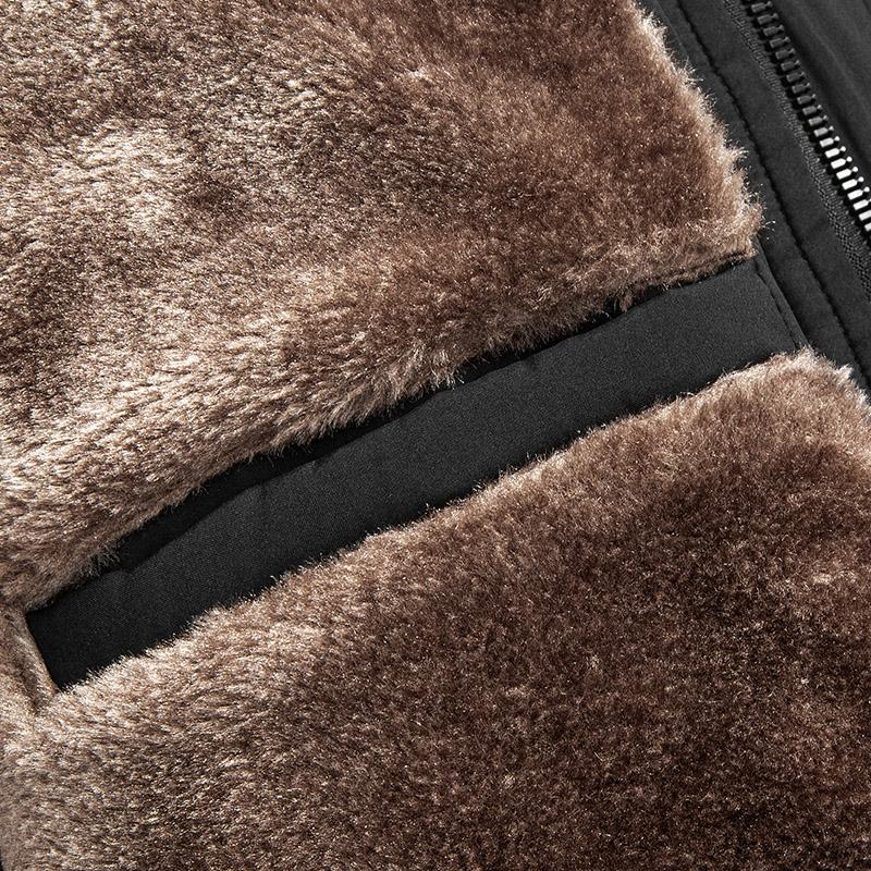 Зимние мужские парки из флиса, хлопка, толстая теплая стеганая куртка с капюшоном, пушистый воротник, водонепроницаемая ветровка, стеганое пальто, большой размер 8xl