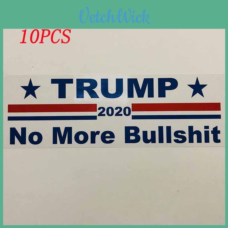 Трамп 10 шт. Дональд Наклейка на бампер 2020 Построим стену Обещания выполнены Набор наклеек