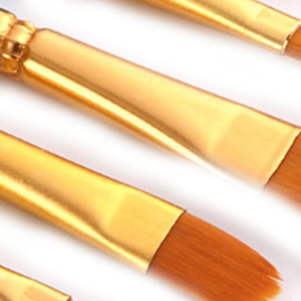 Набор из 10 кистей для рисования, деревянная ручка, алюминиевый ободок, кисти для художника для дома, школы, студента, живописца