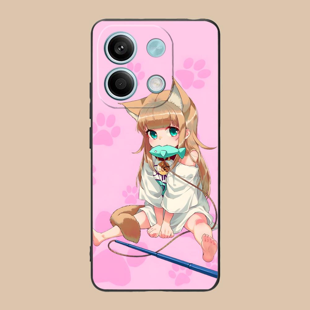 Anime Kinako Hara Mobile Phone Case for POCO F7 F6 F5 F4 F3 F2 Pro GT C75 C71 C65 C61 C40 Pro Ultra Colorful Printing Cover