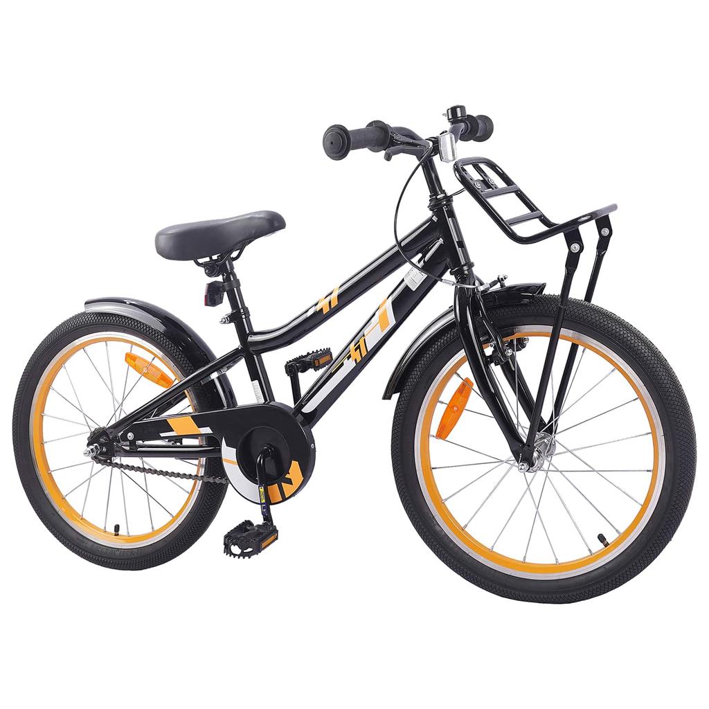 Kids Bike 20 Inch for Ages 6 11 Orange and Black