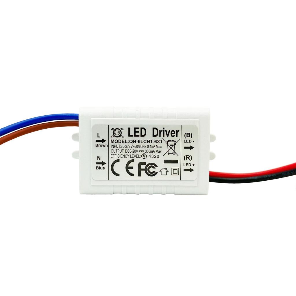 CE Certified Flicker-Free Isolated Wide Voltage LED Driver, 2-6W, 1-3 Series, External Power Supply, 420mA