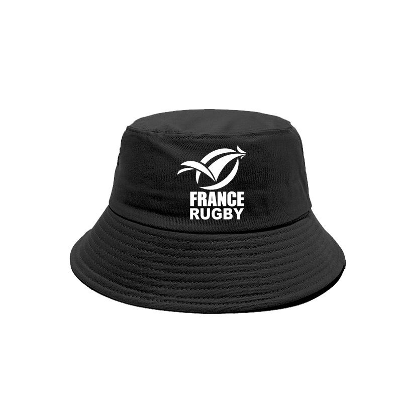 France Rugby Bucket Hat Cap Unisex Women Unisex Panama Cap Outdoor Summer Adjustable France Rugby Bob Caps MZ
