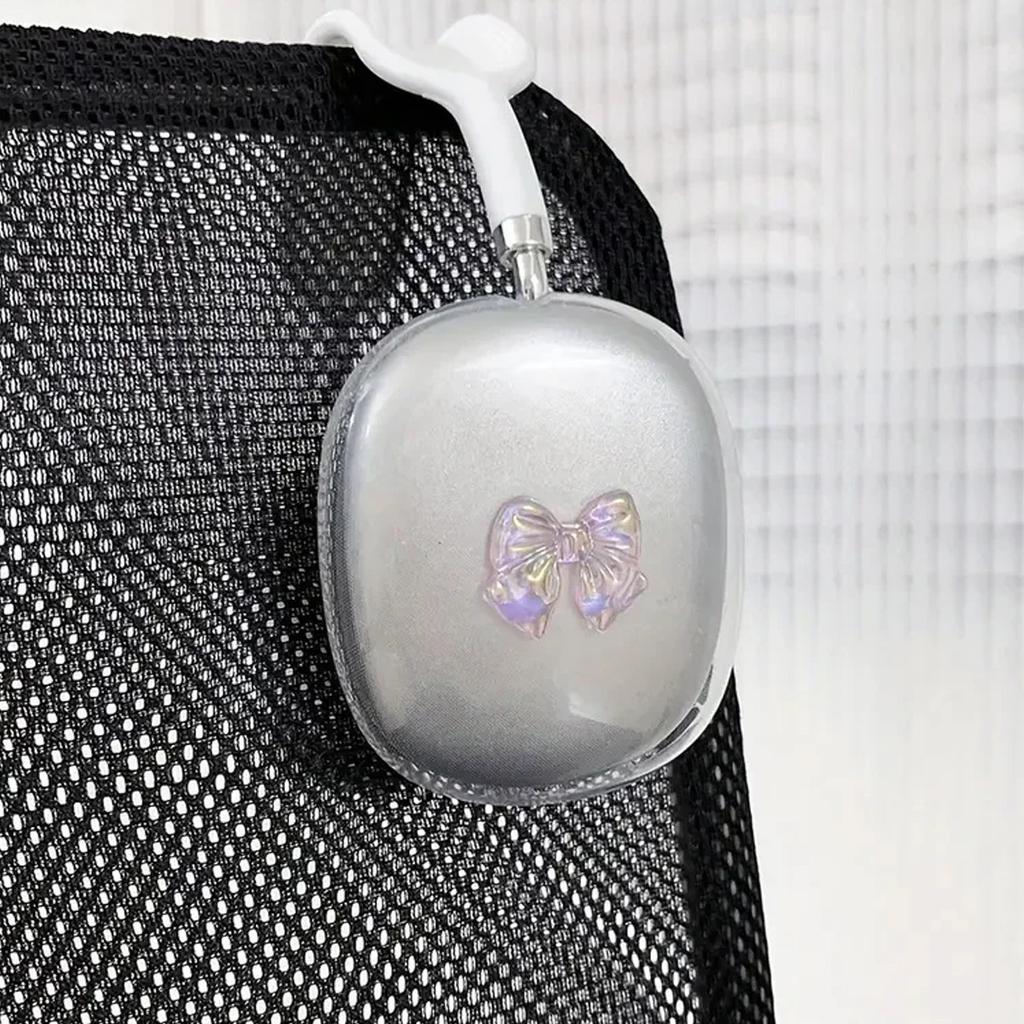 Лазерный прозрачный чехол-накладка для Apple AirPods Max, защитный чехол для наушников