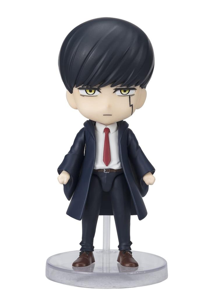 TAMASHII NATIONS Figuarts Mini Mashle Mash Approximately ABS PVC Painted Action Figure Burned, 90mm, &