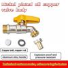 1/2" short handle brass nickel plated washing machine faucet - outdoor garden antifreeze copper ball valve faucet