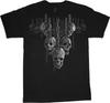 Skulls T-shirt Mens Graphic Tees Gothic Medieval Horror Movie Clothing Apparel