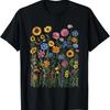 Women Wildflower Summer Flowers Blooming Floral Graphic T-Shirt