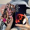 Модный матовый чехол из ТПУ Becky G для мобильного телефона Samsung Galaxy S26 S25 S24 S23 S22 S21 S20 Note20 Plus FE Ultra Цветная крышка