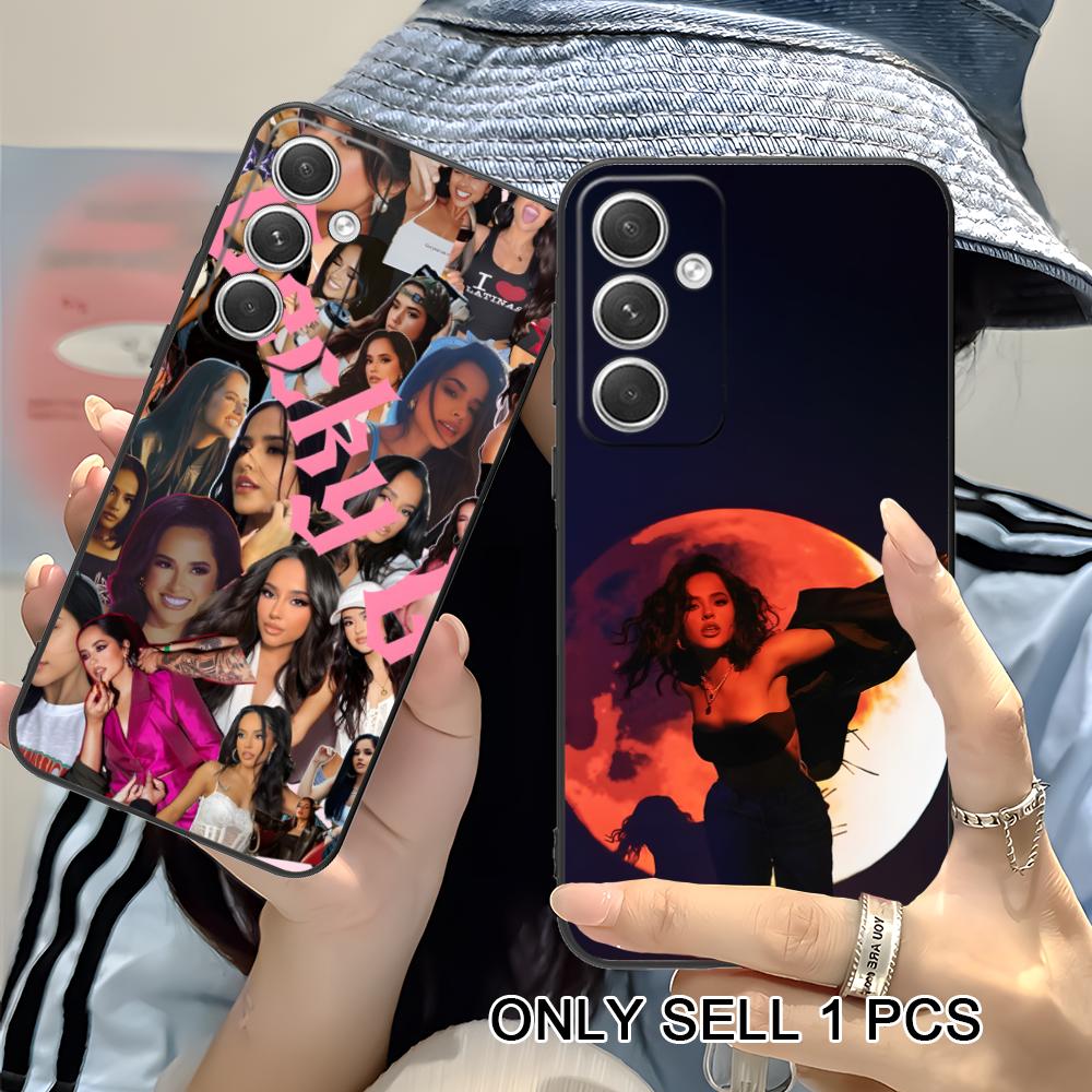 Модный матовый чехол из ТПУ Becky G для мобильного телефона Samsung Galaxy S26 S25 S24 S23 S22 S21 S20 Note20 Plus FE Ultra Цветная крышка