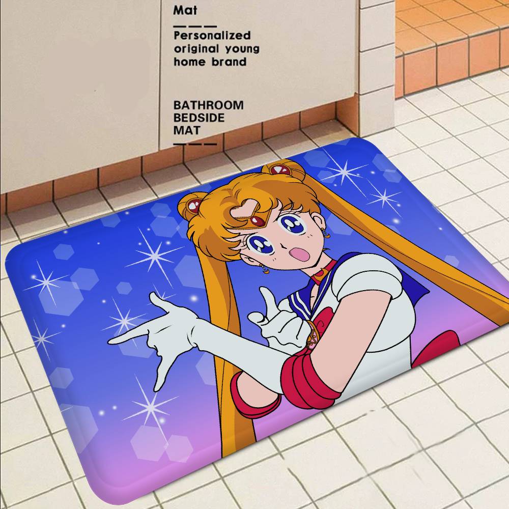 S-Sailor M-Moon Girl Аниме Длинные Коврики Дешевле Противоскользящие Современная Гостиная Балкон Печатные Прикроватные Коврики