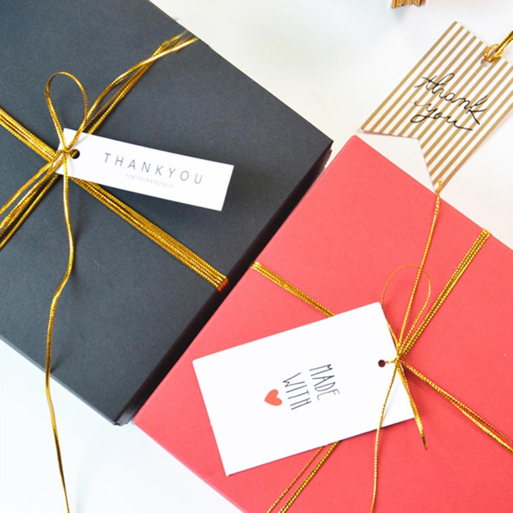 109 Yards Decorative Metallic Bakers Twine Wrapping Twine String for Christmas Gift Wrap DIY Craft