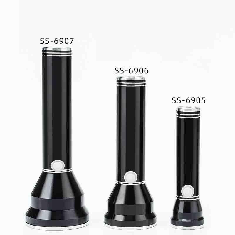 Трансграничный светодиодный мощный фонарик с зарядкой через USB для улицы и аварийным фонариком