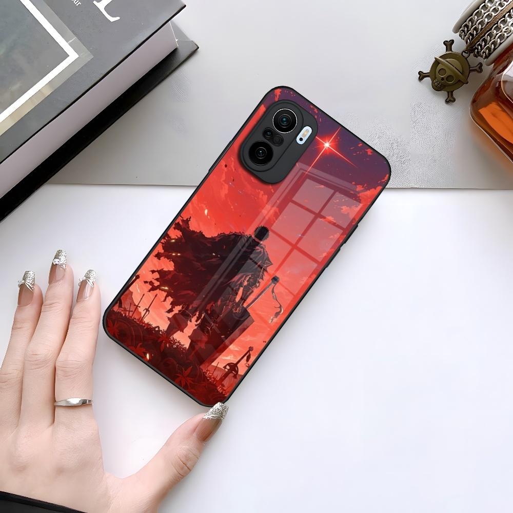 Чехол для телефона Japanese Anime Berserk для Xiaomi 15 14 13 12 Mi 11 Pro ultra Lite стеклянная крышка