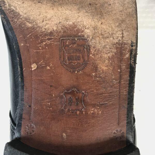 Vintage LLOYD Leather Plain Toe Dress Shoes [8.5/27.0/Black] Germany(USED)