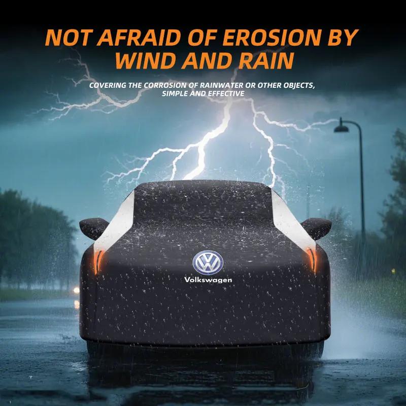 Для Volkswagen Tiguan 5N AD1 Водонепроницаемый чехол для автомобиля Подходит Водонепроницаемый Наружный Защита от солнца Дождь Пыль preueron Авто чехол