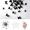 12pcs 3D Lifelike Brooch Butterfly Curtain Decor Wedding Decoration Refrigerator Ornaments