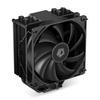 Black CPU All Black 4 Direct Contact Heat 120mm PWM No Interference with TDP Compatible with Intel and AMD Sockets ID-COOLING SE-214-XT Cooler,