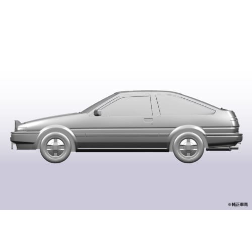 Aoshima Bunka Kyozai (AOSHIMA) 1/32 The Snap Kit Series Toyota Sprinter Trueno High Flash Two-Tone Pre-Colored Plastic Model Kit 16-B