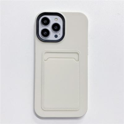 Силиконовый чехол-кошелек для телефона iPhone 15 14 13 12 11 Pro Max противоударный защитный чехол с разъемом для карты