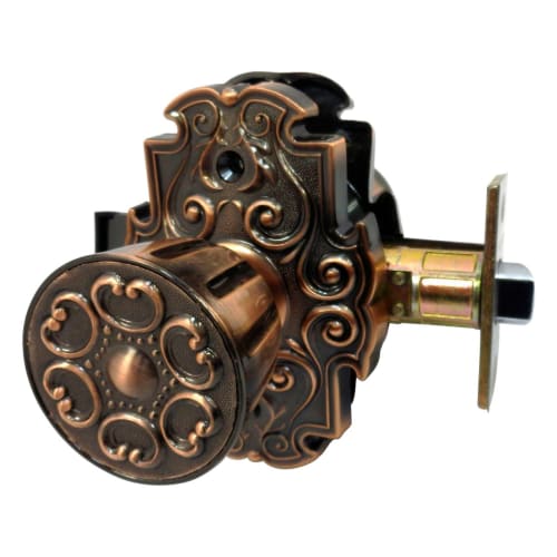 Kawaguchi Giken Palace Latch, Internal Lock (I-Type), for Bedrooms (Sliding Lock), Backset 65mm, Bronze