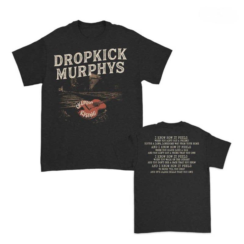 Новая футболка с коротким рукавом Dropkick Murphys Группа Была Основана в 1995 году в Южной Части Бостона Это Панк-рок Графическая