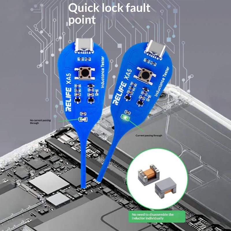 XA5 Inductance Tester for Mobile Phone PC Repair Shop High Sensitivity Motherboard Electromagnetic Fault Testing Device