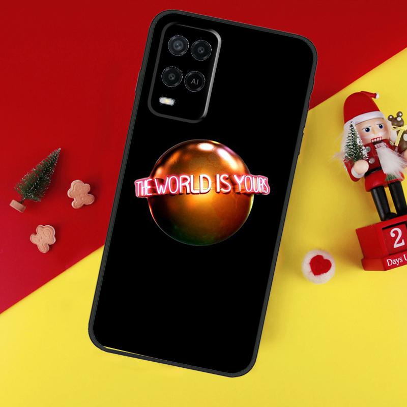 Scarface The World Is Yours For OPPO A79 A57 A77 A5 A9 A53S A52 A72 A96 A76 A16 A54 A74 A94 A38 A58 A78 A15 A17 Case