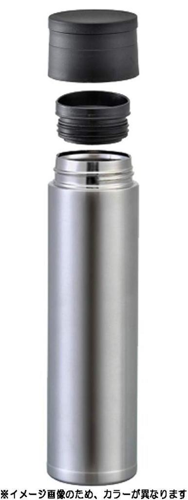 Boueki Mug Bottle, Black, 350ml, Vacuum Stainless Steel Bottle, 39575