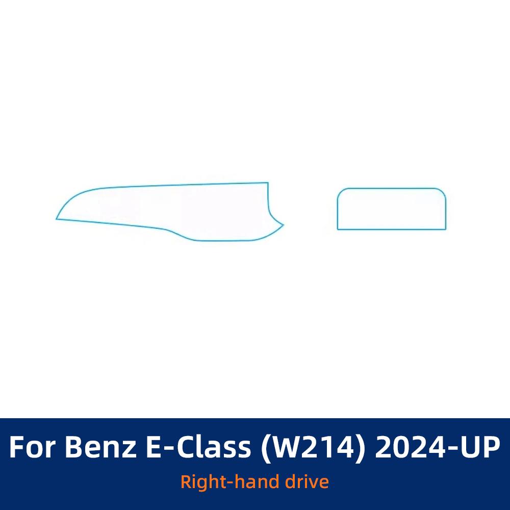 For Mercedes-Benz W214 E-Class 2024 2025 Car Interior Transparent Anti-scratch TPU Protective Film Auto Interior Accessories