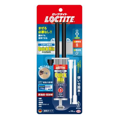 LOCTITE Quick Mix 14 мл эпоксидный клей со смешиванием - Простой в использовании, двухкомпонентный в насадке - LQM-014