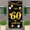 Polyester Birthday Background Cloth 18/30/40/50th Anniversary Backdrop  Wedding