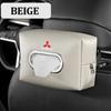 New Mitsubishi Car Armrest Storge Bag Car Interior Tissue Box for Lancer Outlander Pajero L200 ASX Eclipse Ralliart EVO Galant