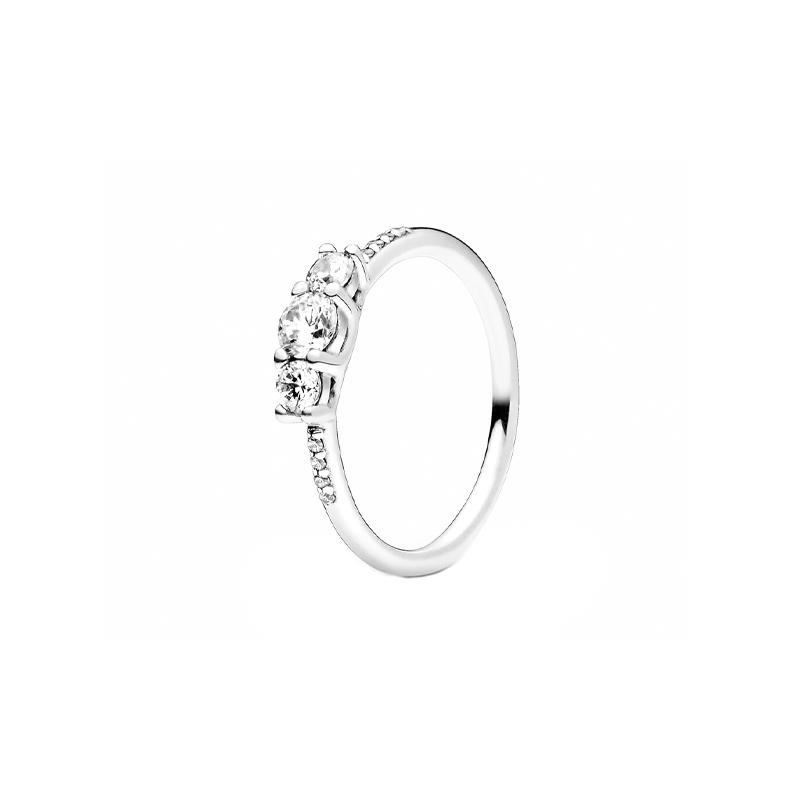 Pandora Fairy Light 925 Silver Ring Women's Silver 196242CZ