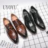 Роскошные модные мужские дизайнерские кожаные брендовые повседневные формальные оксфордские свадебные туфли-лоферы мужские мокасины мужская обувь обувь для мужчин