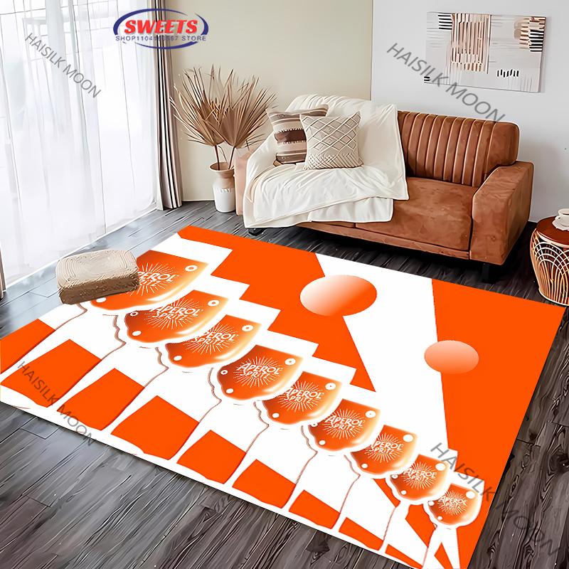 1PC Fashion Band A-Aper0l Carpet Indoor Floor S-Spritz Mat for Bedroom Living Room Kids Room, Office Large Area Decorative Rug